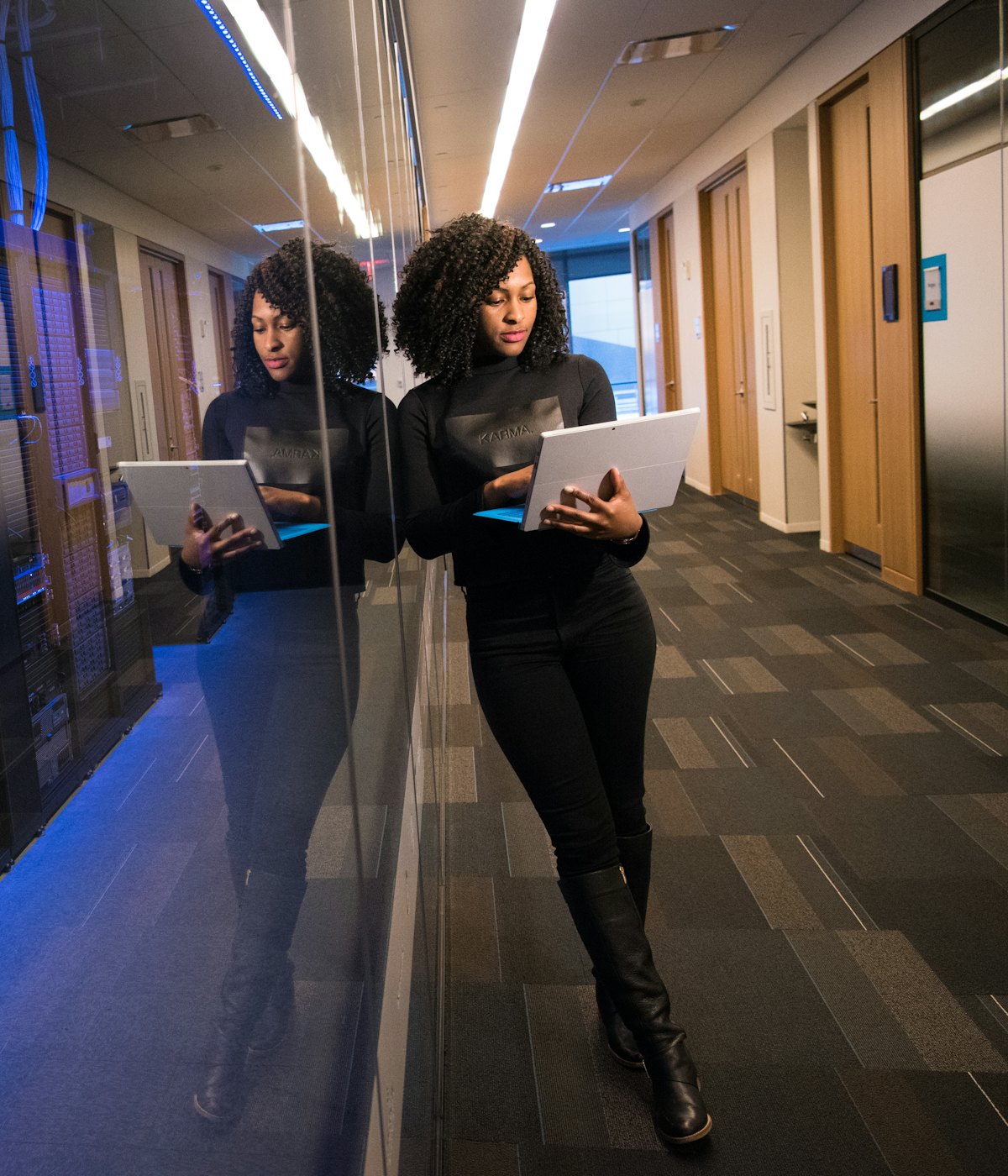 A customer connecting with brands through mobile services